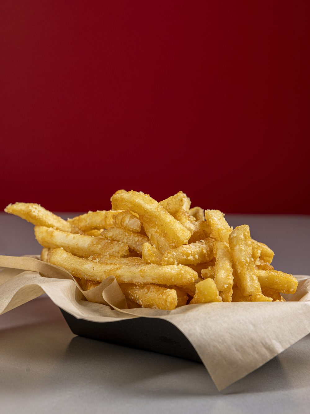 Basket of hot seasoned M2GO fries